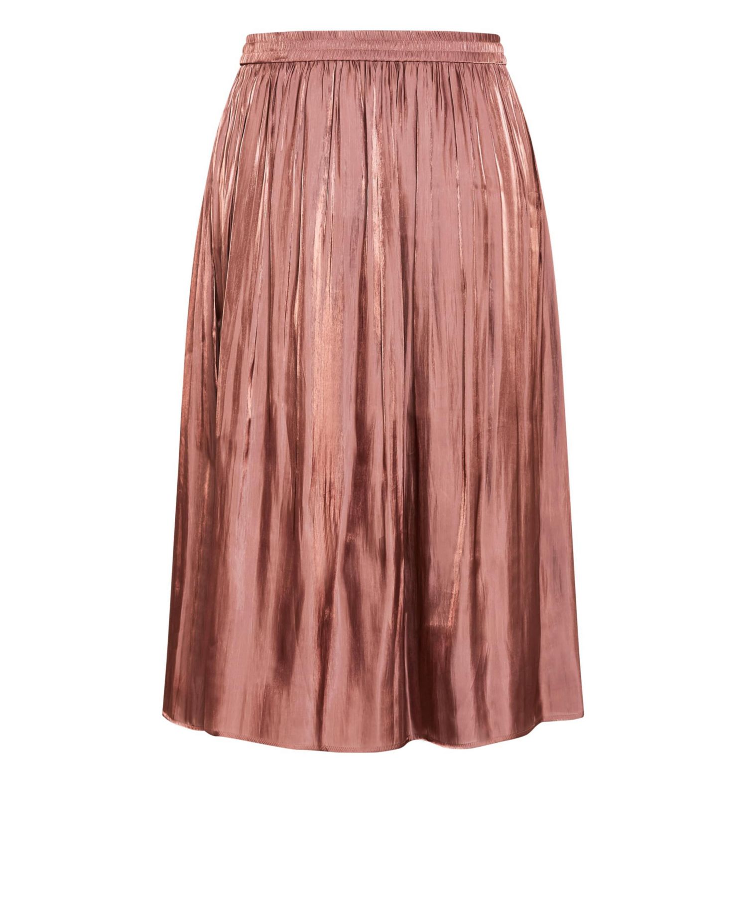 Plus Size Camilla High-Waisted A-Line Midi Skirt