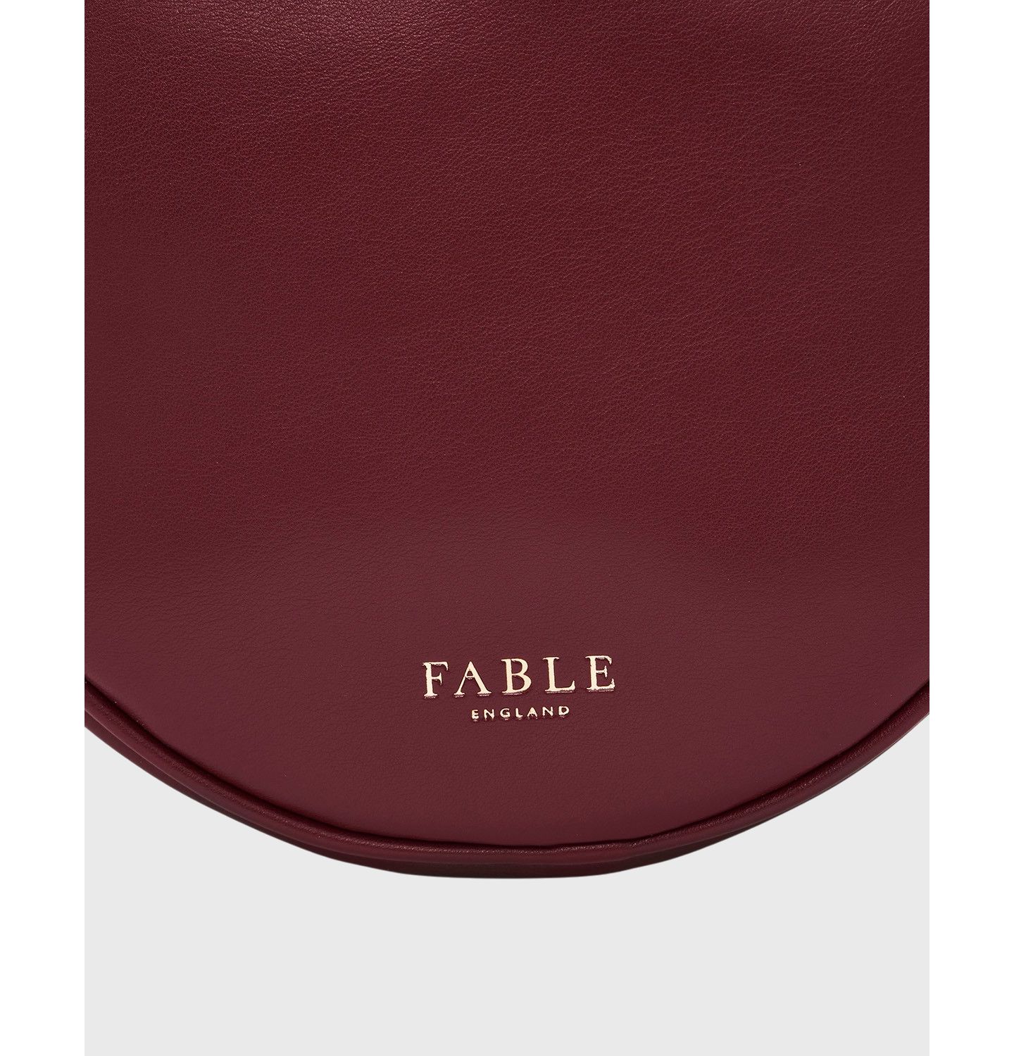 Женская сумка Fable England Chloe Owl Embroidered Circle, цвет: Бордовый — фото 7