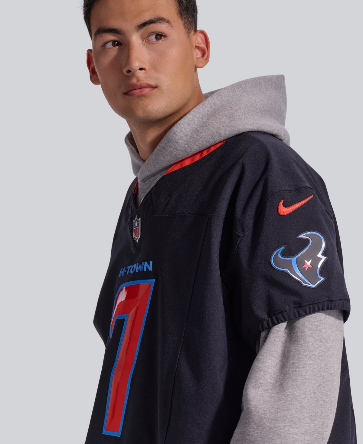 Nike Men's C.j. Stroud Navy Houston Texans Alternate 2 Vapor F.u.s.e. Elite Jersey