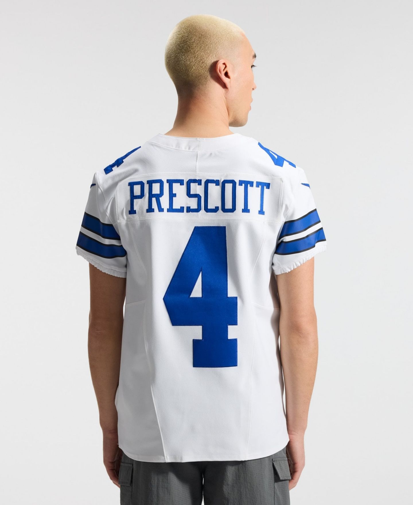 Мужской топ Nike Dak Prescott White Dallas Cowboys Vapor F.U.S.E. Elite Jersey — фото 7