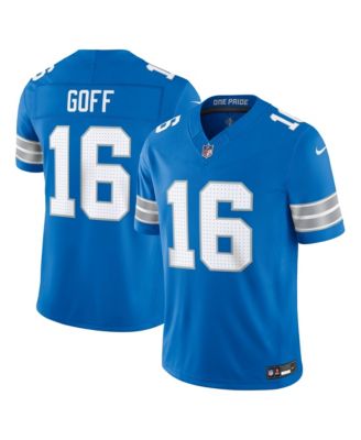 Men's Jared Goff Blue Detroit Lions Vapor F.U.S.E. Stitched Limited Jersey