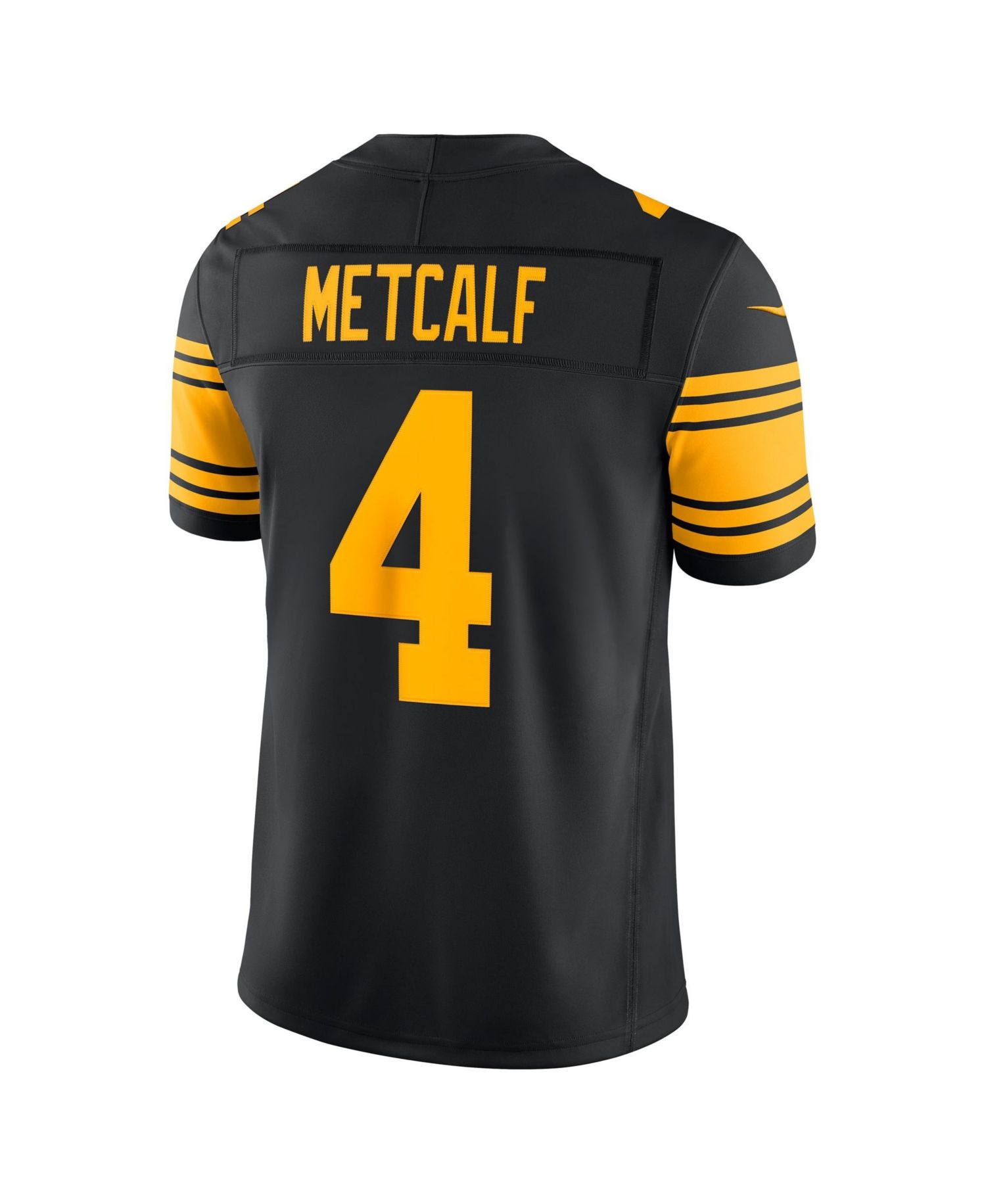 Men's DK Metcalf Black Pittsburgh Steelers Alternate Vapor F.U.S.E. Stitched Limited Jersey