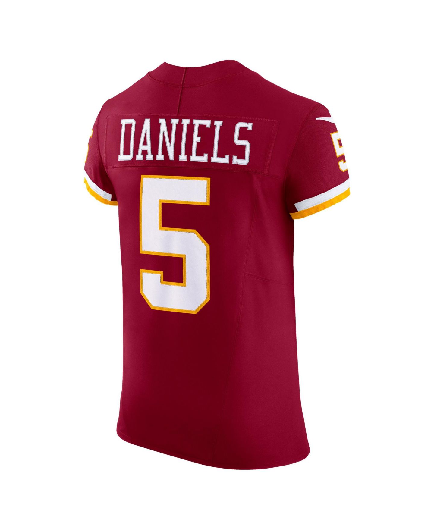 Мужской топ Nike Jayden Daniels Burgundy Washington Commanders Vapor F.U.S.E. Elite Jersey — фото 3