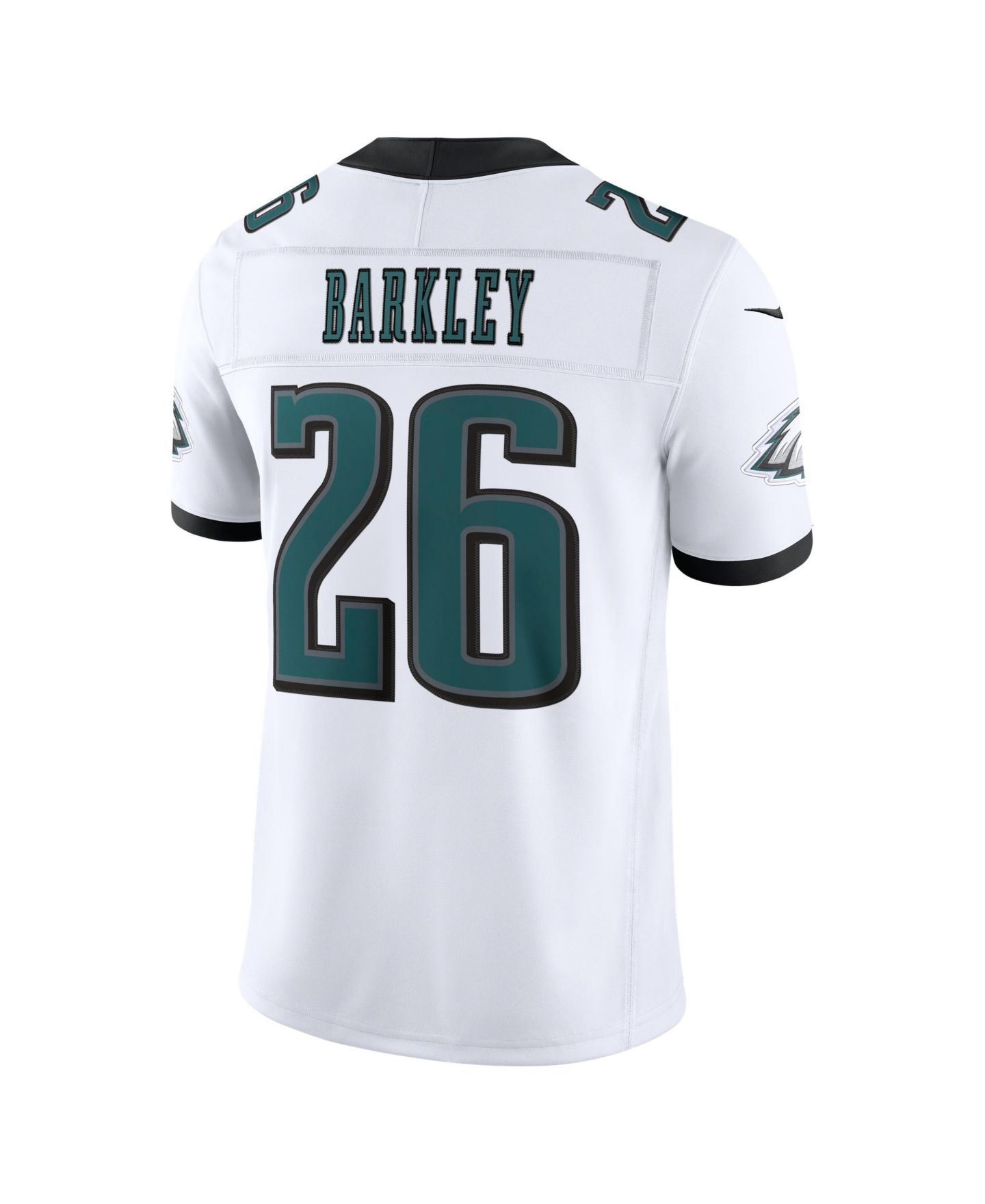 Мужской топ Nike Saquon Barkley White Philadelphia Eagles Vapor F.U.S.E. Stitched Limited Jersey — фото 9