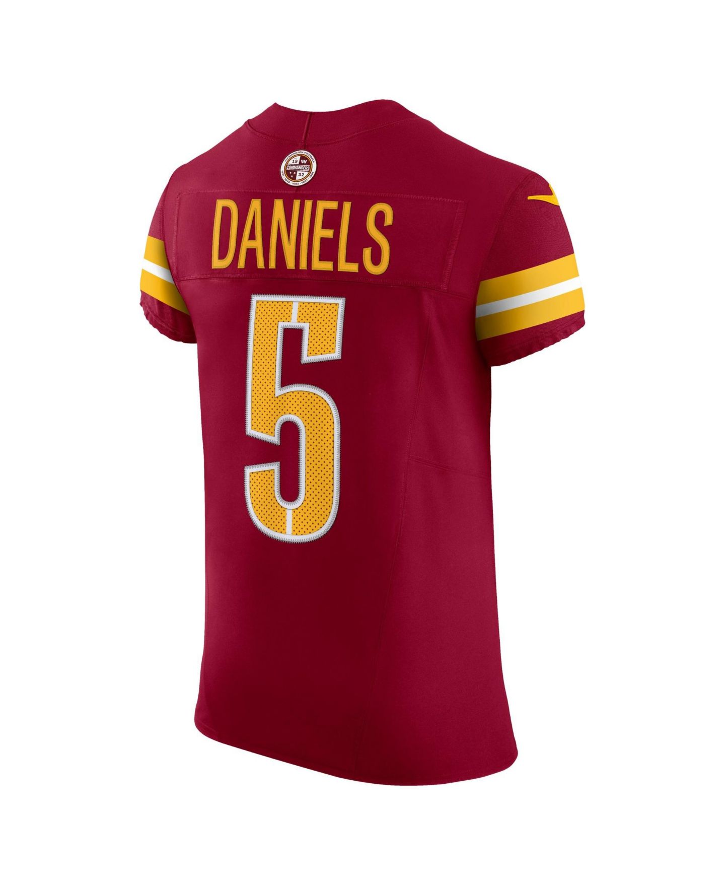 Мужской топ Nike Jayden Daniels Burgundy Washington Commanders Team Vapor F.U.S.E. Elite Jersey — фото 4