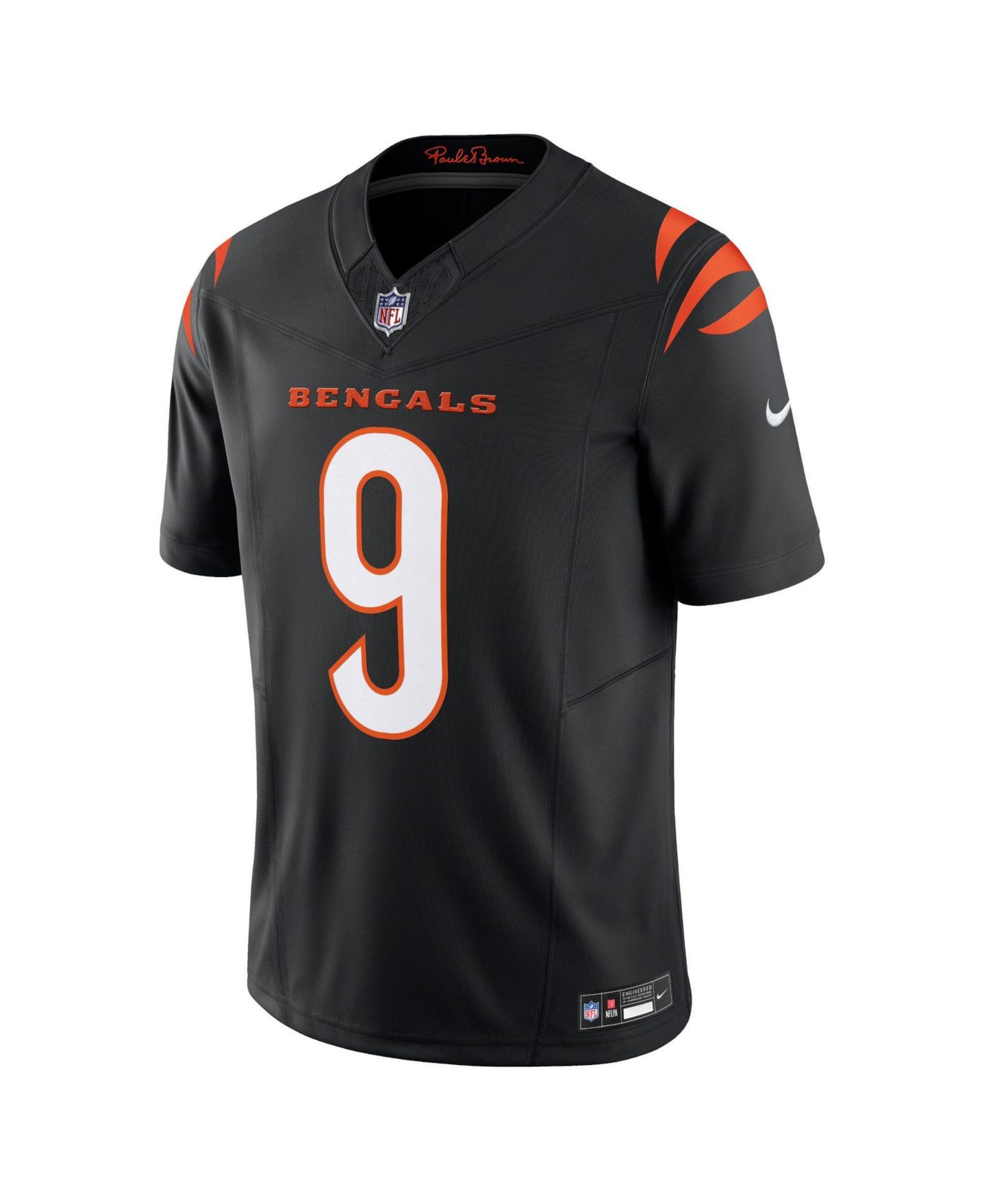 Мужской топ Nike Joe Burrow Black Cincinnati Bengals Vapor F.U.S.E. Limited Jersey — фото 3