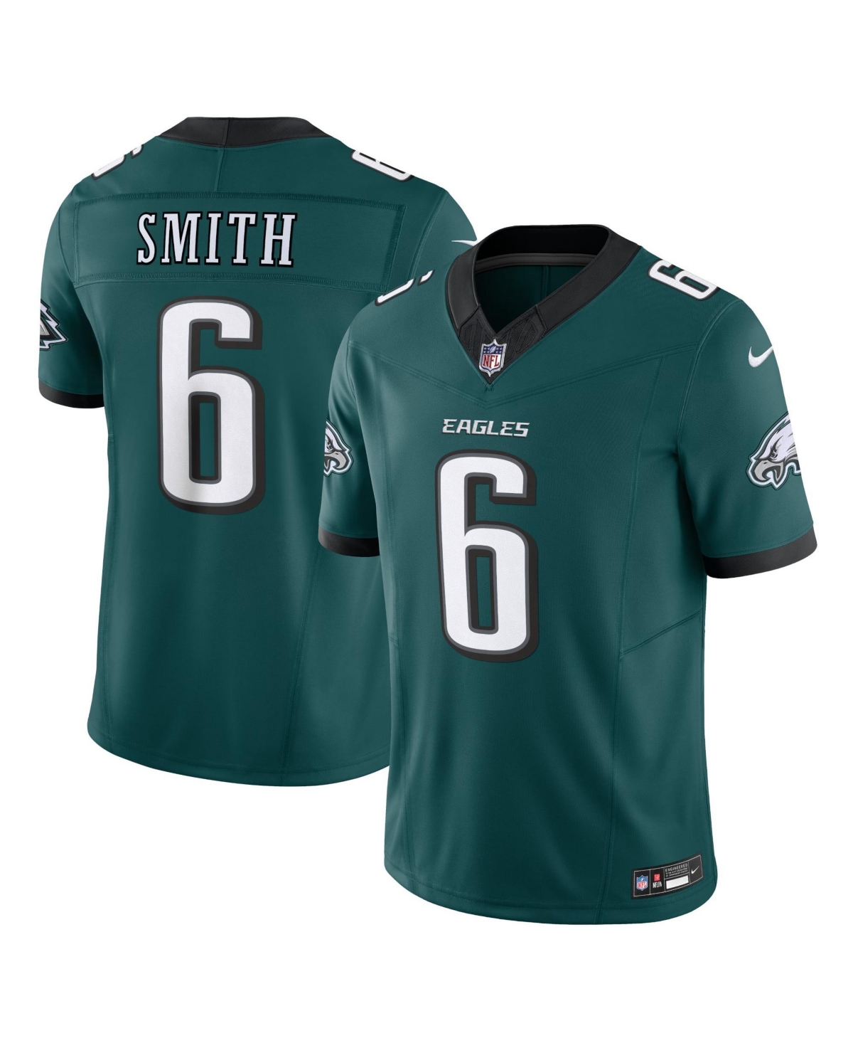 Men's Nike DeVonta Smith Midnight Green Philadelphia Eagles Vapor F.U.S.E. Limited Jersey