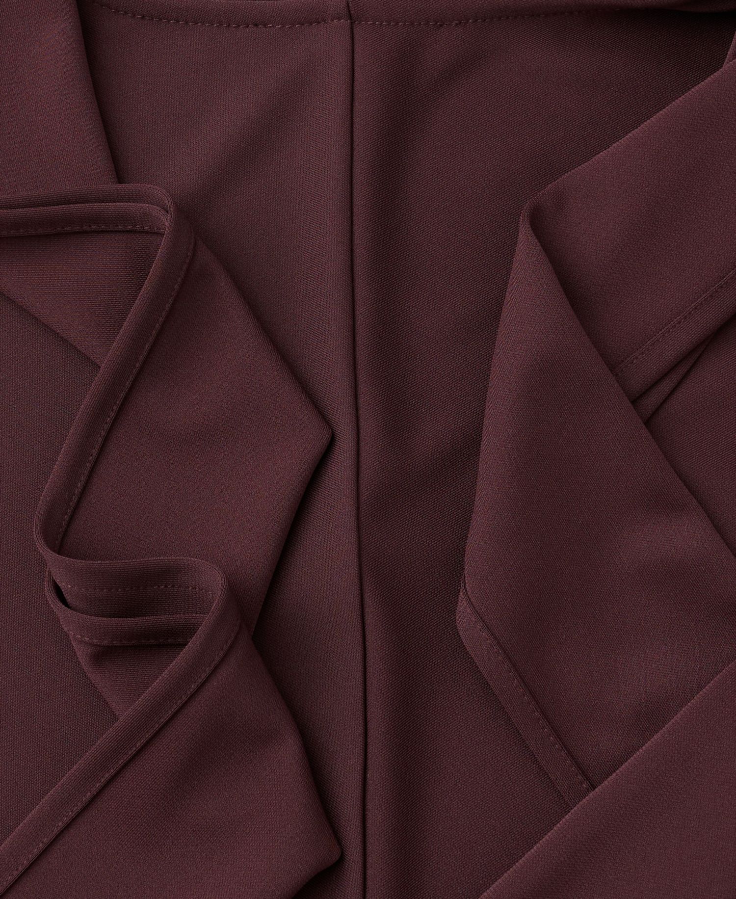 Women's Wraparound Lapel Collar Long-Sleeve Wrap Dress