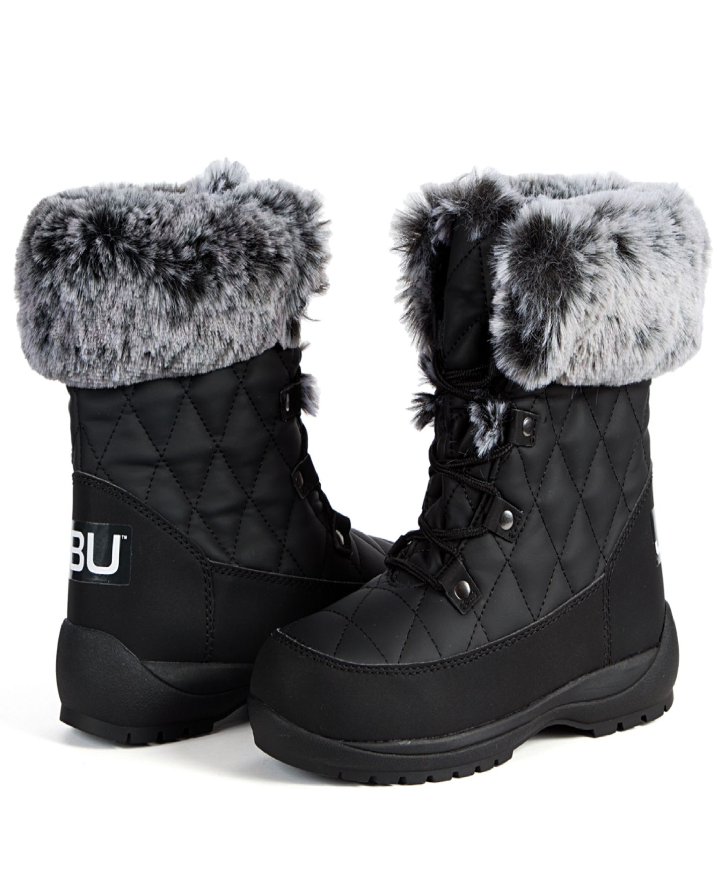 Женские ботинки JBU Avalon Cold Weather Lace-Up Booties, цвет: Чёрный — фото 5