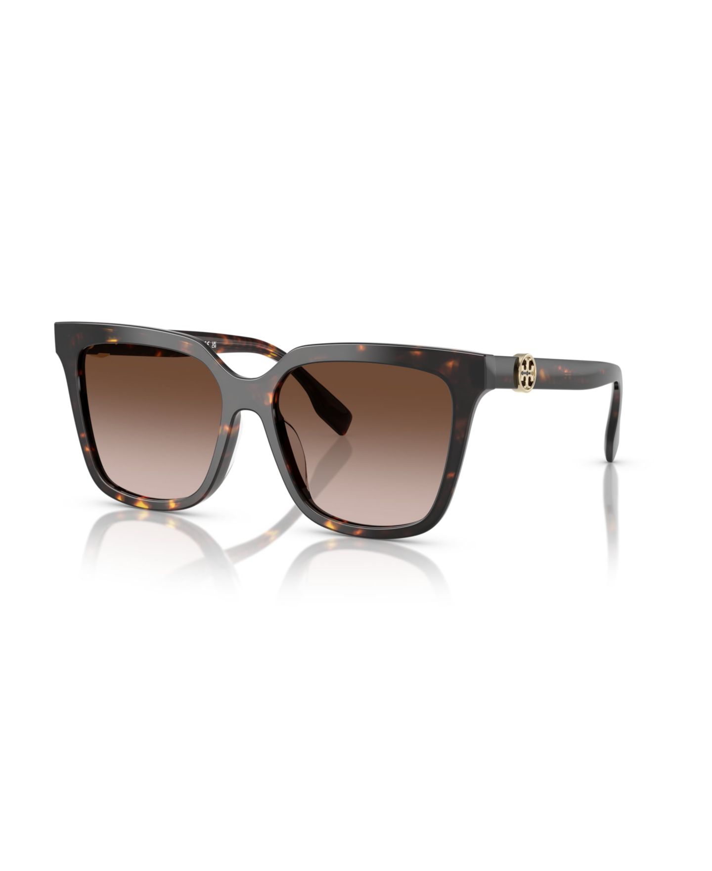Женские солнцезащитные очки Tory Burch Sunglasses, TY7212D, цвет: Чёрный — фото 11