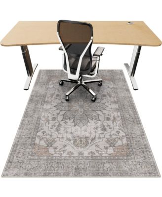 Office Chair Mat For Hardwood Floors Non Slip Washable Quiet Desk Rug For Rolling Chairs