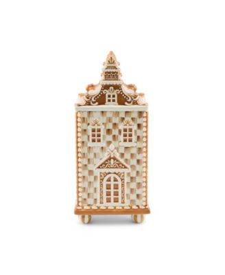 Mocha Check Gingerbread Medium Canister