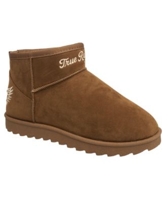 Women's Lana Faux Suede Wings Logo Boot