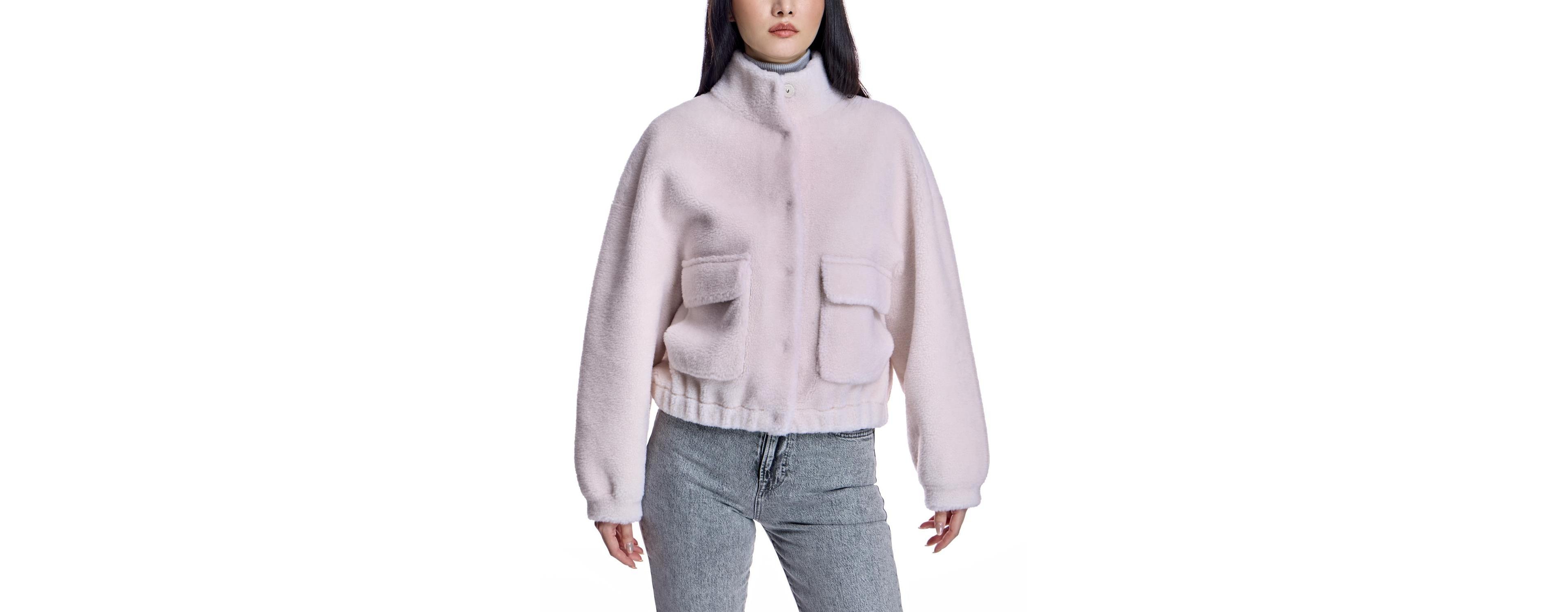 Julia & Stella By Maximilian Women's Cropped Lambswool