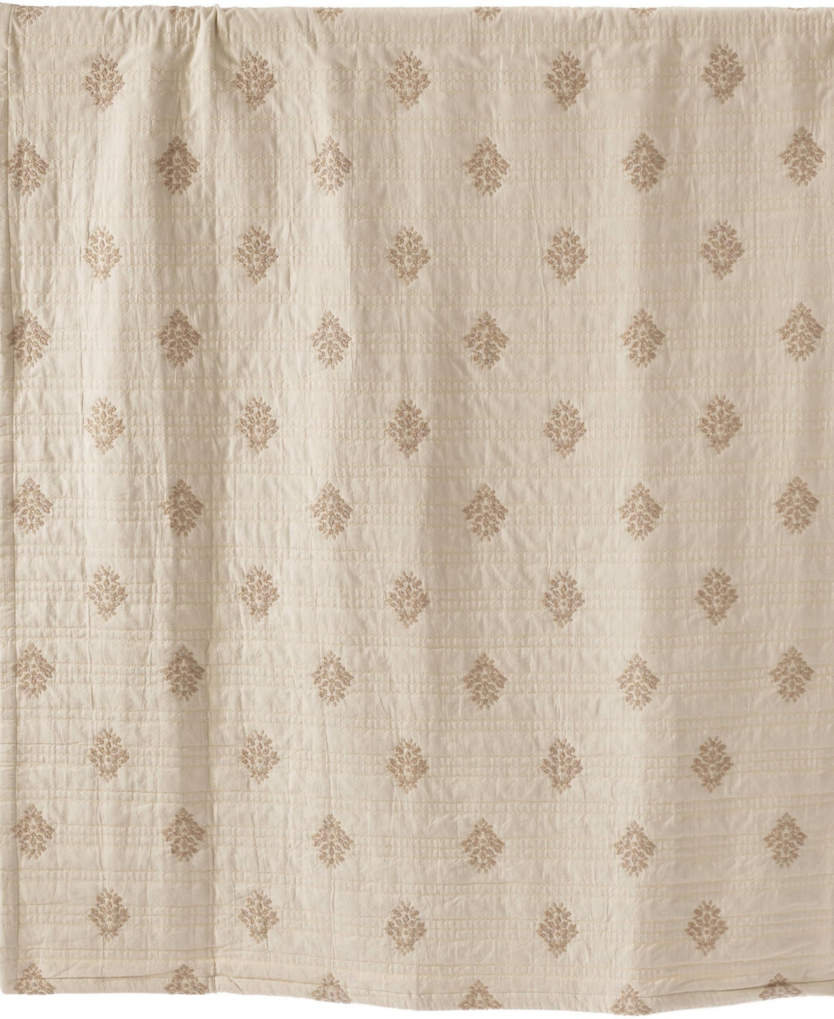 Lands' End Embroidered Matelasse Bed Coverlet