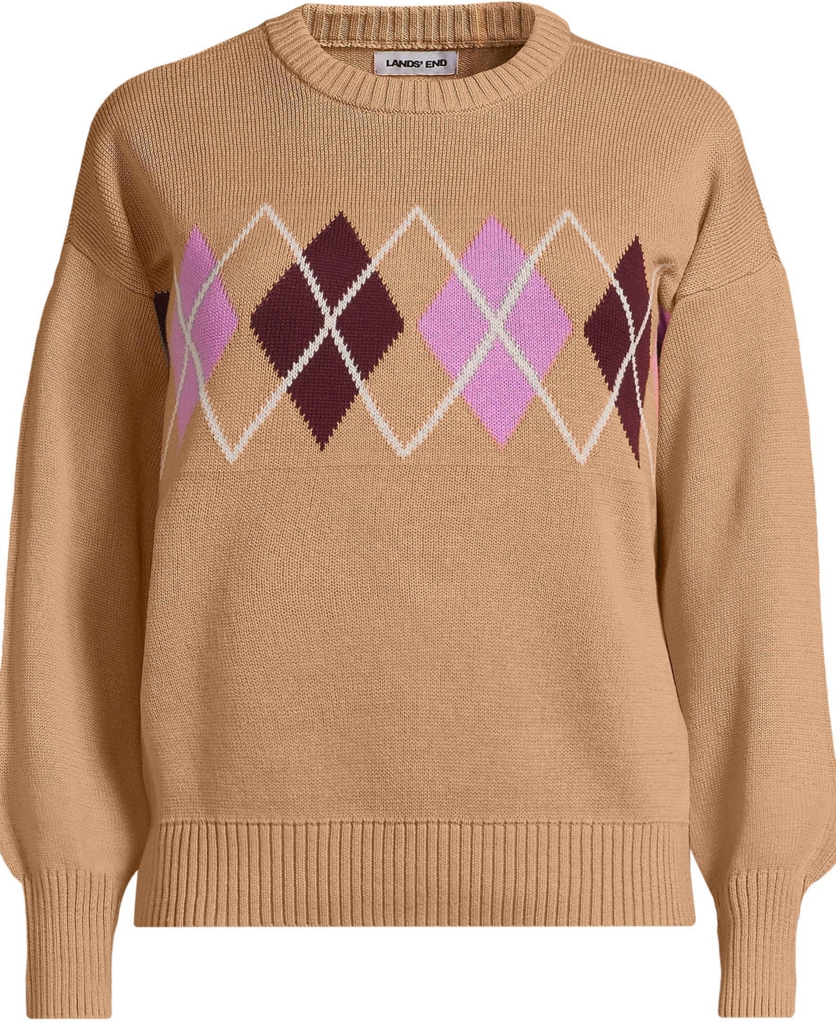 Lands' End Women's Drifter Jacquard Sweater