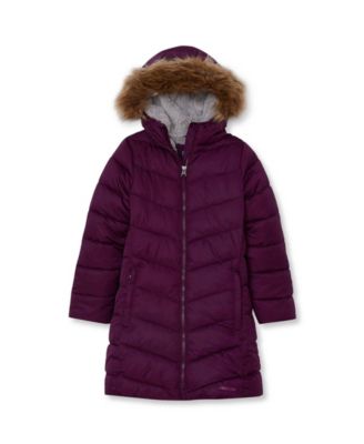 Girls Fleece Lined Parka