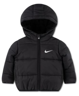 Baby Boys' and Girls' Essentials Hooded Fleece-Lined Puffer Jacket