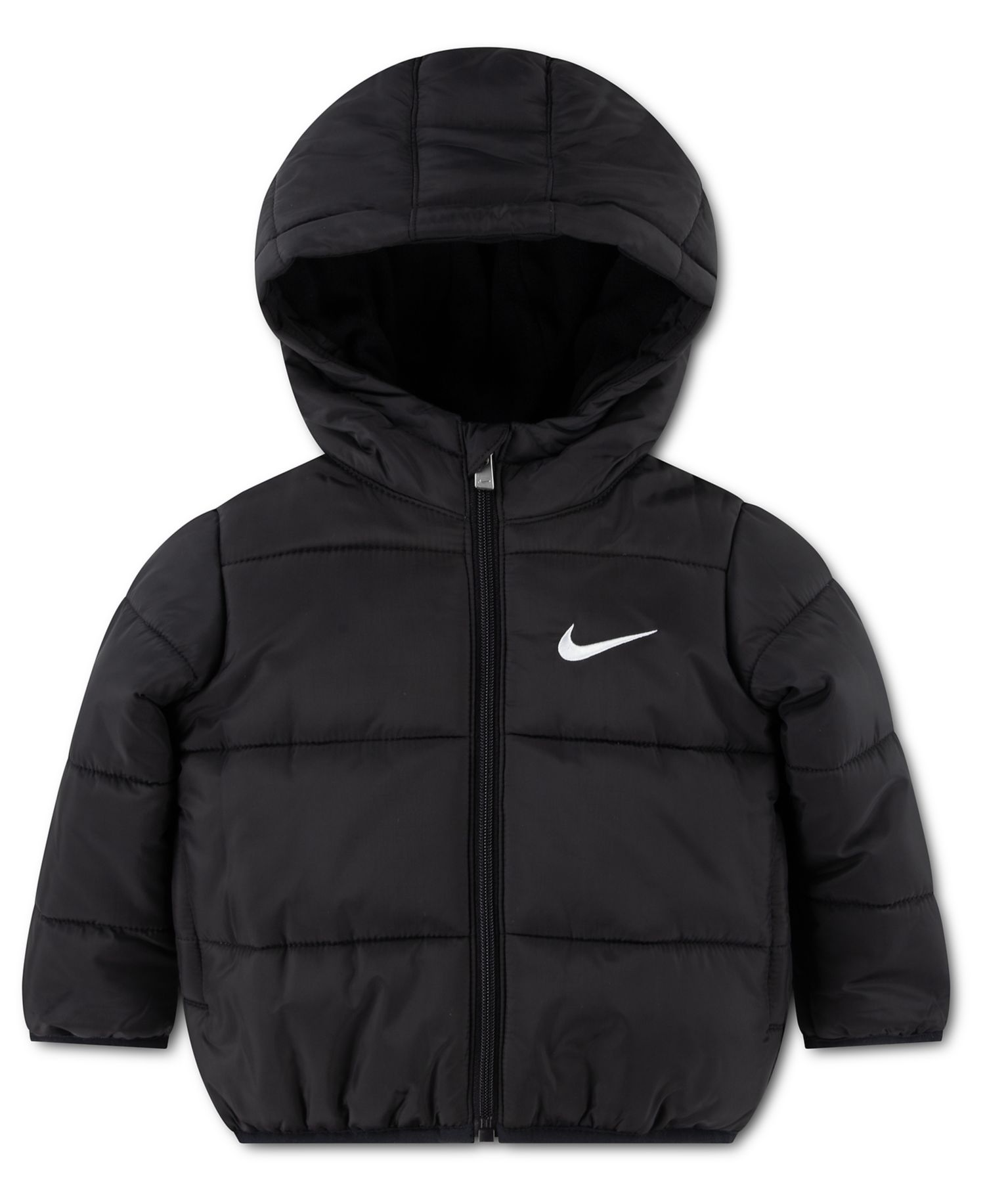 Baby Boys' and Girls' Essentials Hooded Fleece-Lined Puffer Jacket
