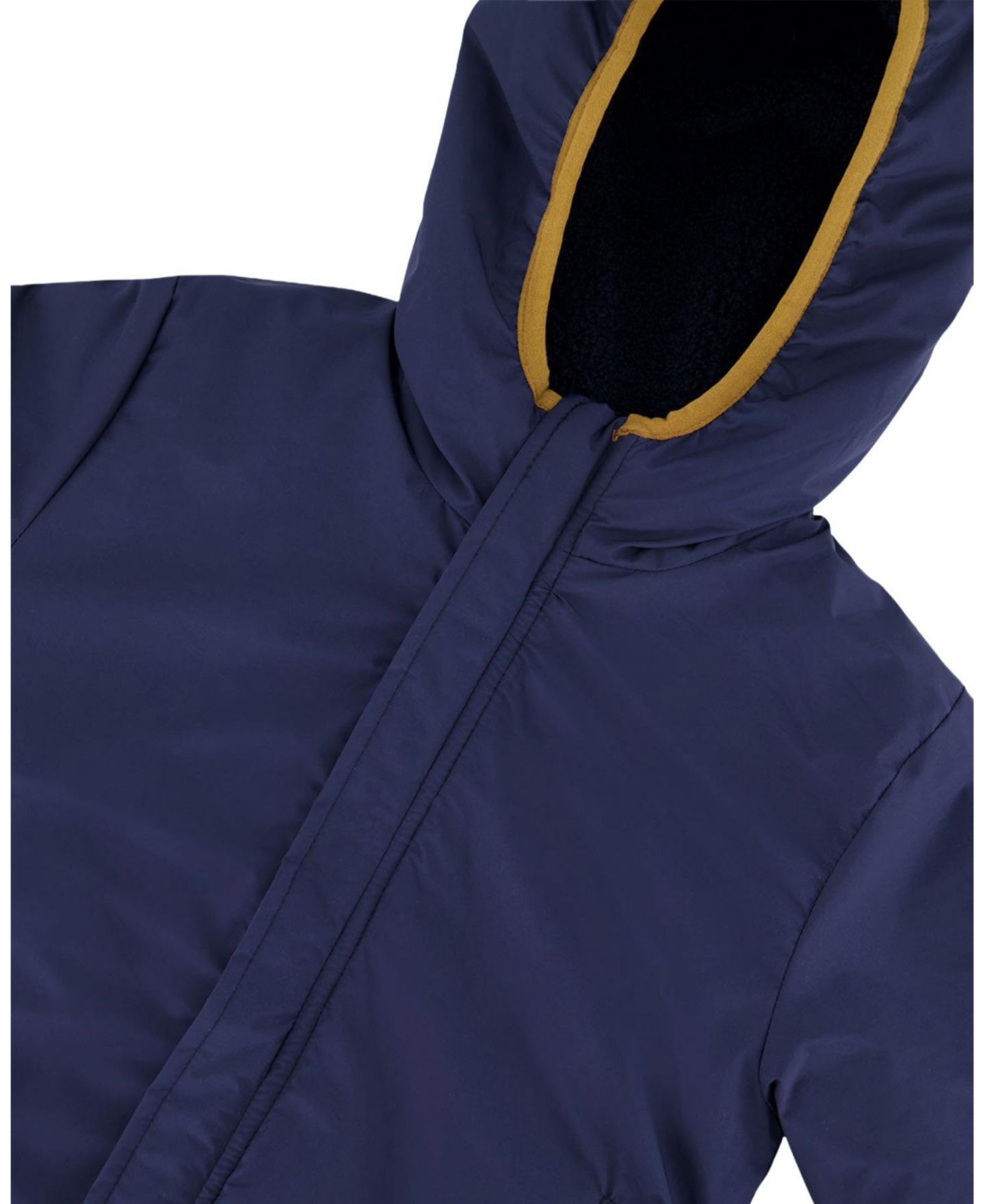 Куртка Deux par Deux Reversible Sherpa Water-Resistant Jacket для мальчиков-малышей, цвет: Синий / Коричневый — фото 6