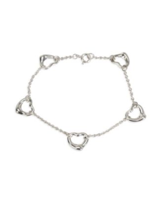                  Sterling Silver Elsa Peretti Open Heart Bracelet