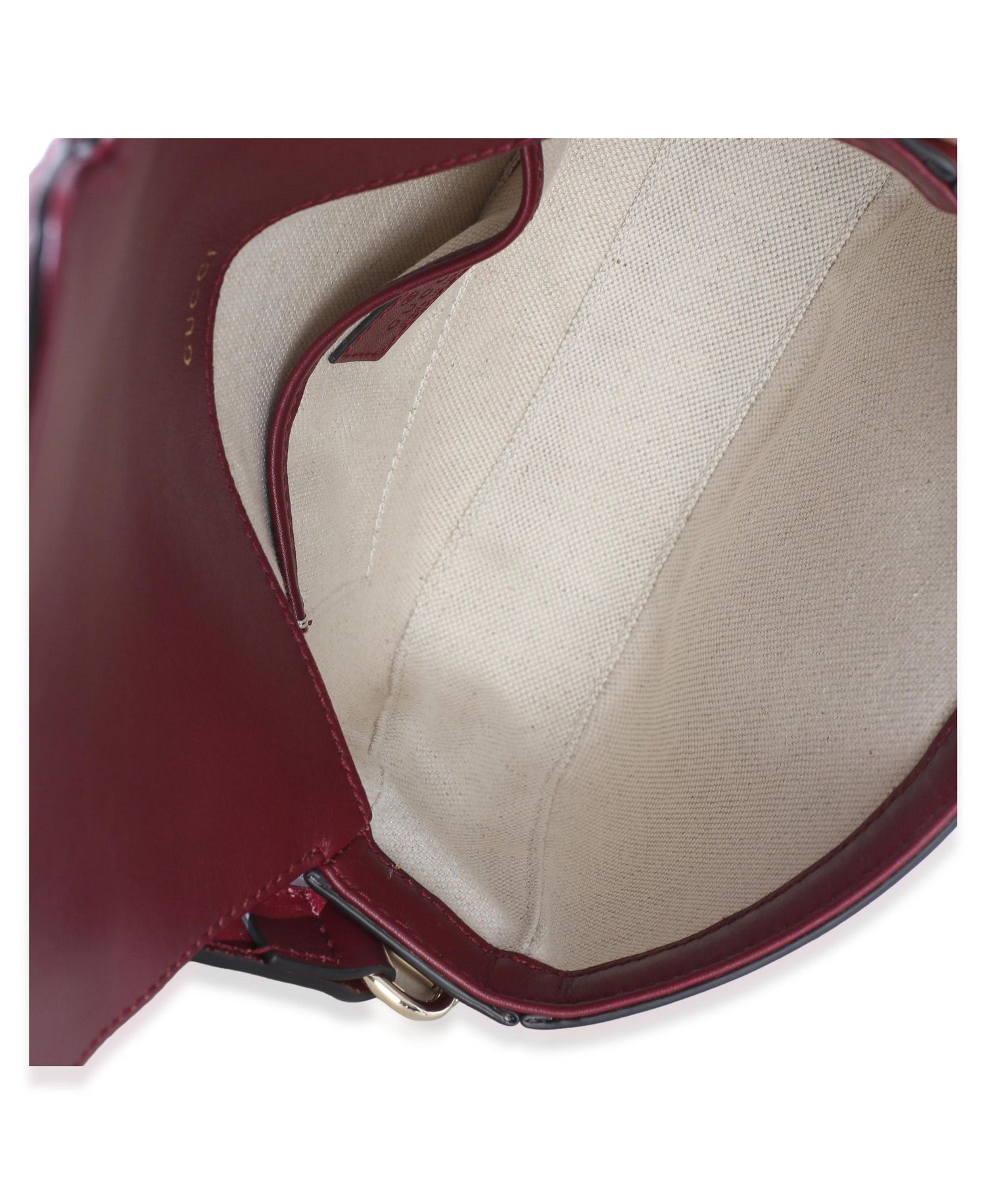 Red Soft Calfskin Horsebit 1955 Small Shoulder Bag