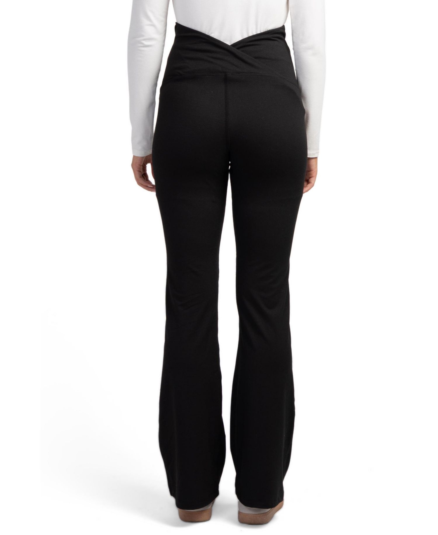 Maternity High-Rise Over-the-Belly Flare Pants