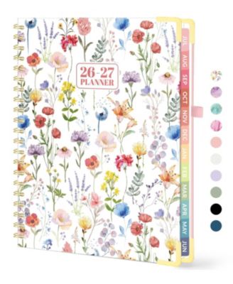 Academic Planner Hardcover Weekly Monthly Organizer with Tabs