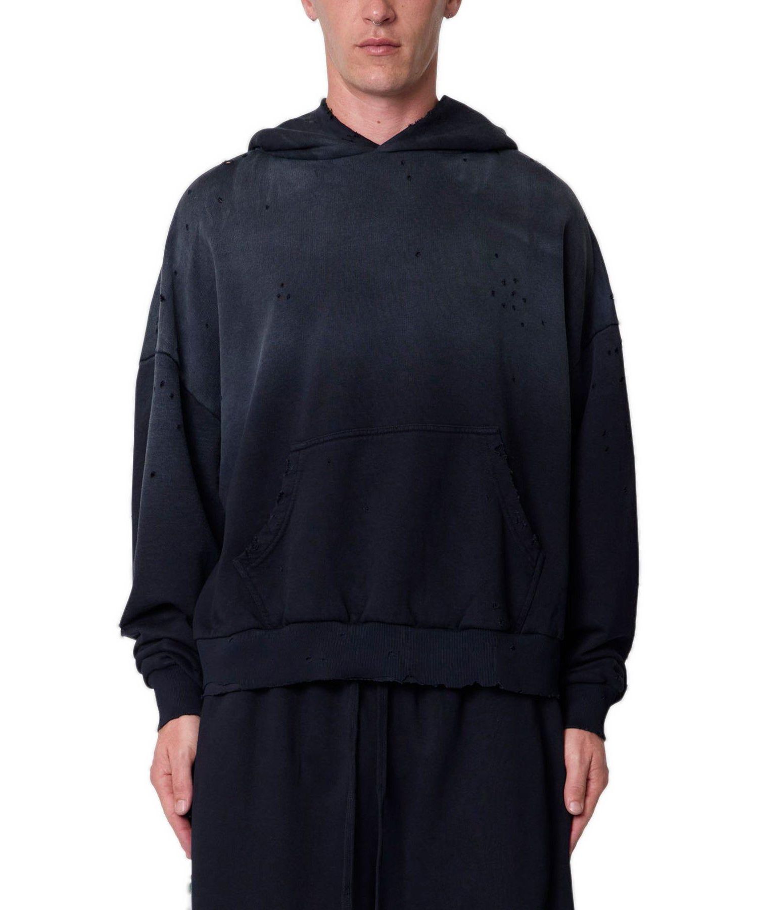 Men's Mojave Oversized Distressed Hoodie