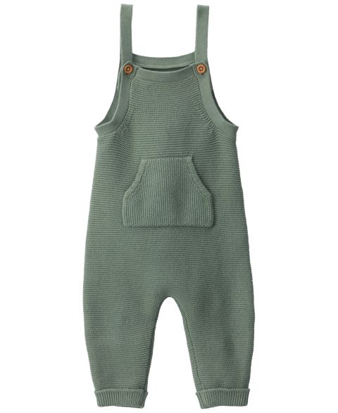 Комбинезон Carter's Or Organic Cotton Sweater-Knit Sleeveless Overalls для малышей, цвет: Мох