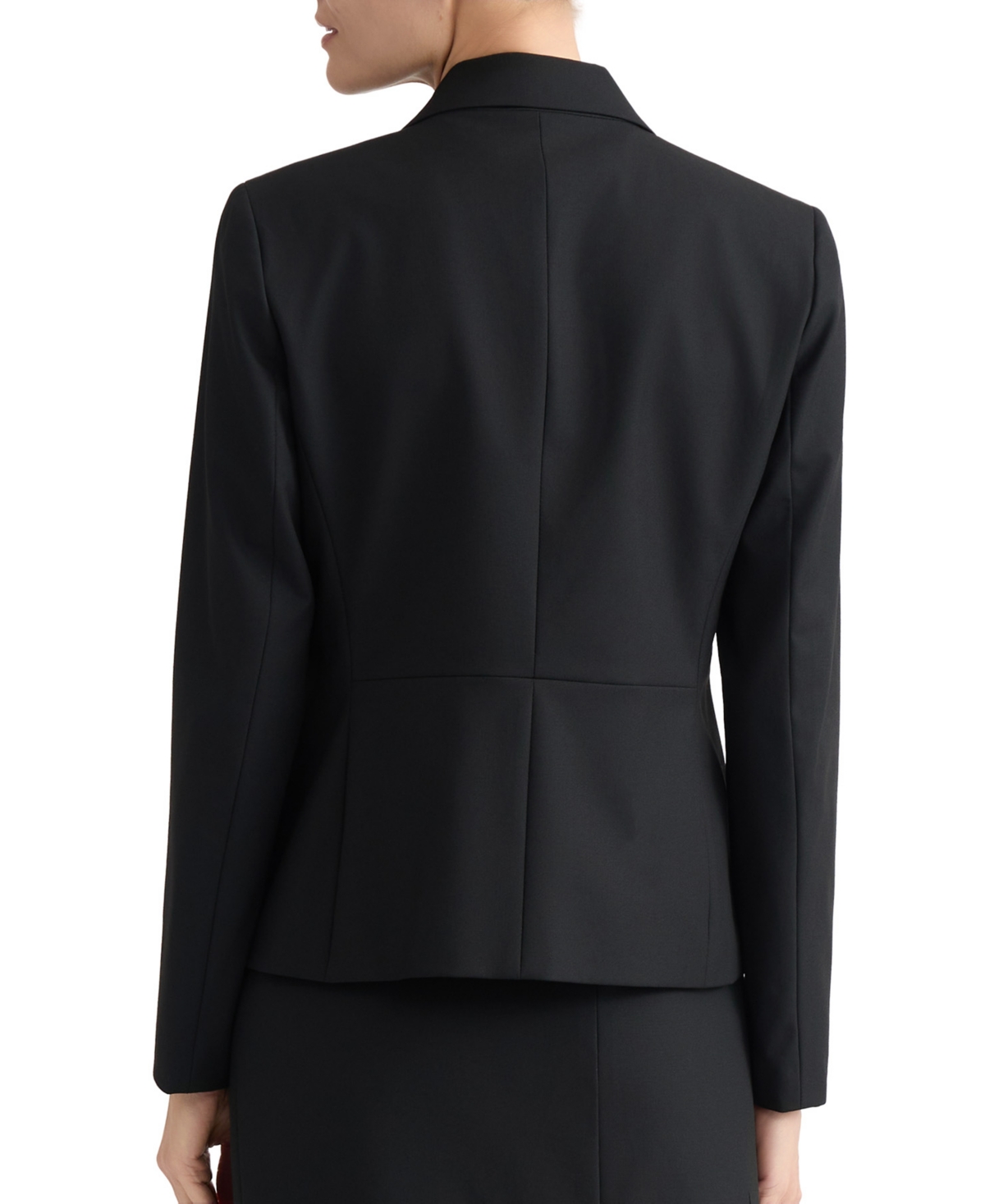 Kasper Women's Machine Washable Bi-Stretch Two-Button Blazer, Regular & Petite