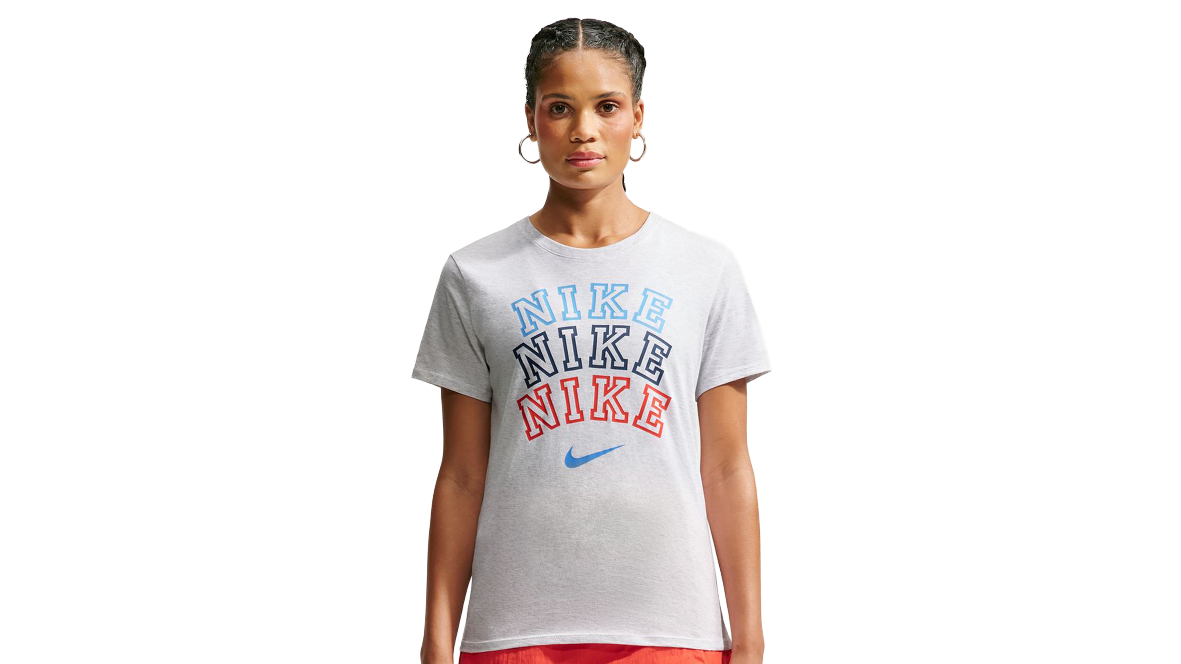 Nike Women's Nsw Tee Collegiate Three Graphic Crewneck T-Shirt