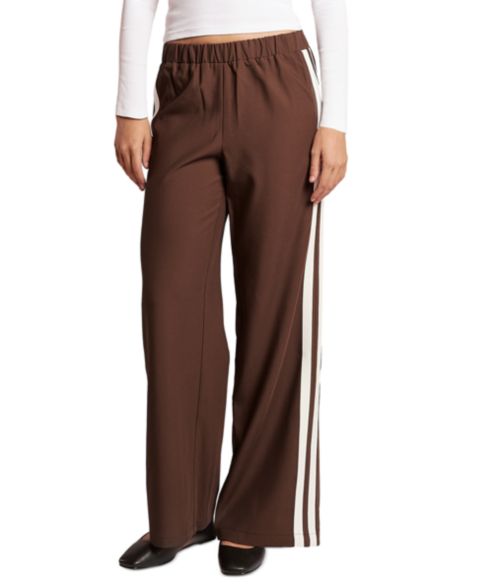 Женские брюки 4th & Reckless Tammy High-Rise Pull-On Wide-Leg, цвет: Шоколадный