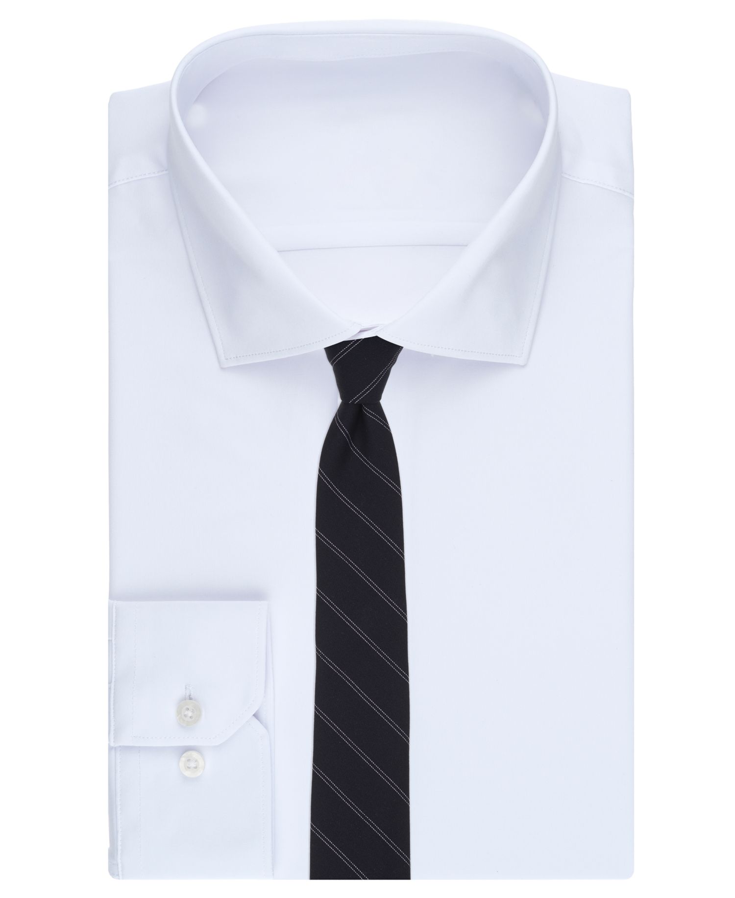 Men's Striped Skinny Tie