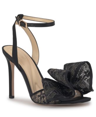 Women's Olivine Bow Stiletto Dress Sandals