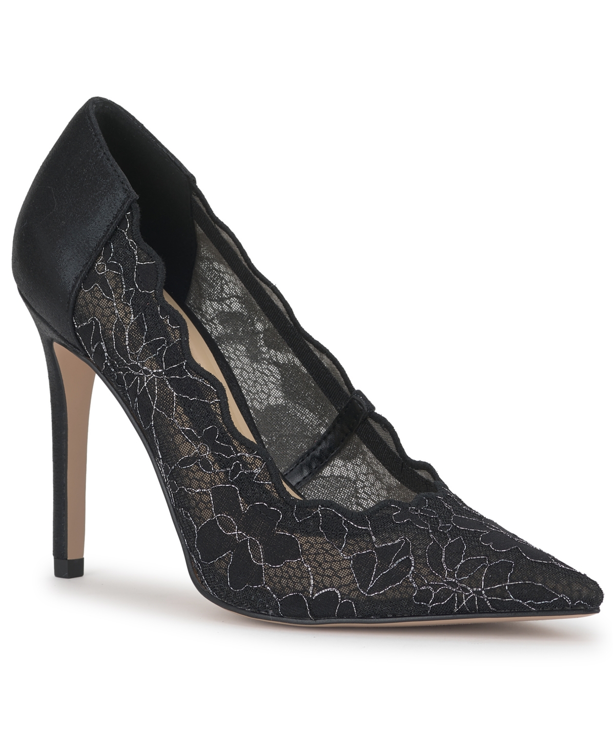 Jessica Simpson Women's Pelia Scalloped Edge Stiletto Pumps