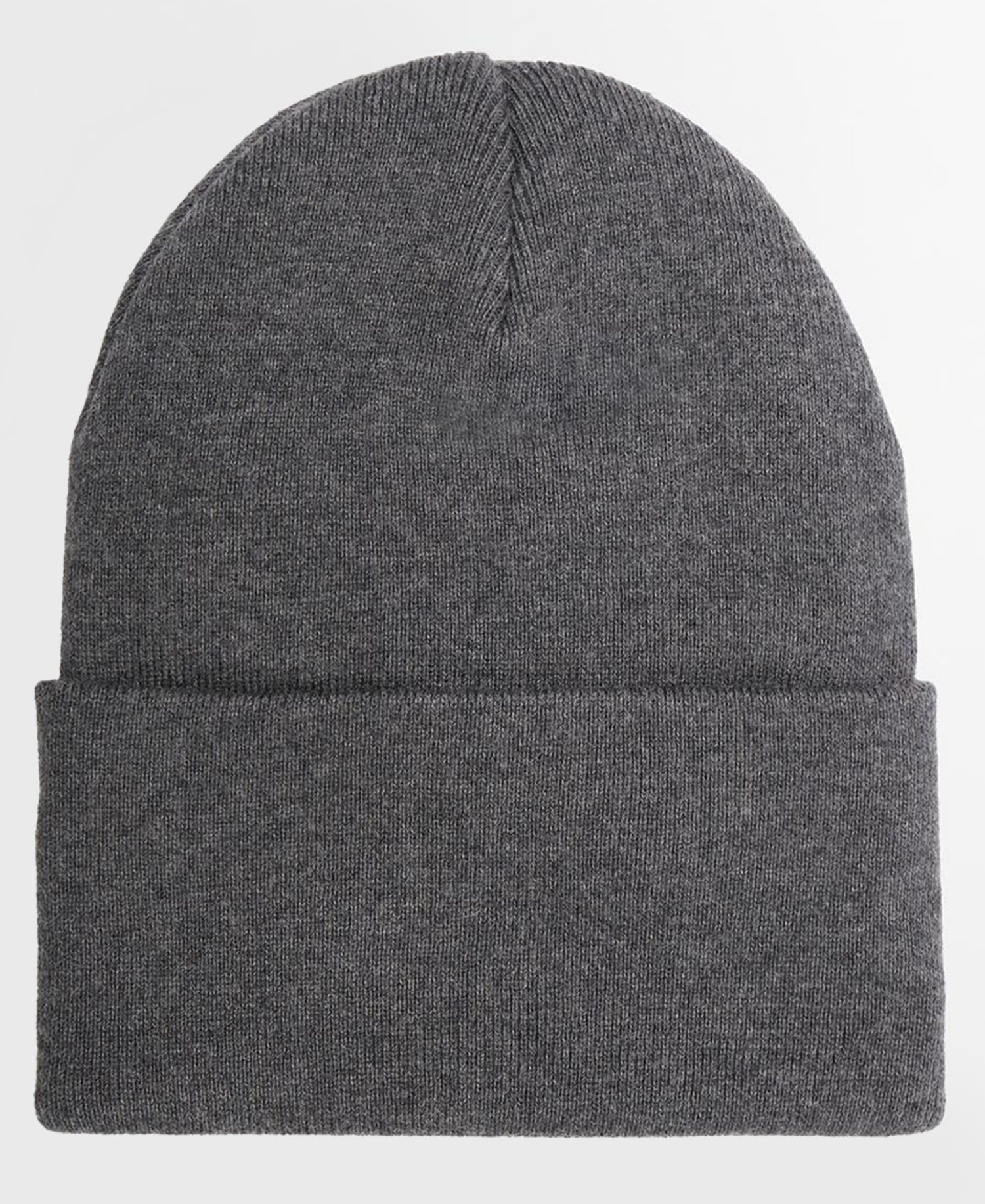 Rib-Knit Double-Layer Beanie