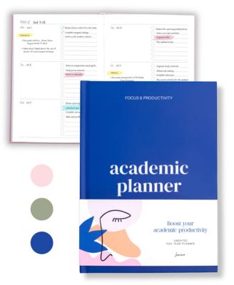 Undated Academic Student Planner Weekly School Homeschool College Organizer