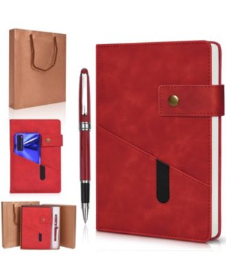 Hardcover Lined Journal Notebook With Pen Gift Box Layflat Writing Journal For Work Travel School
