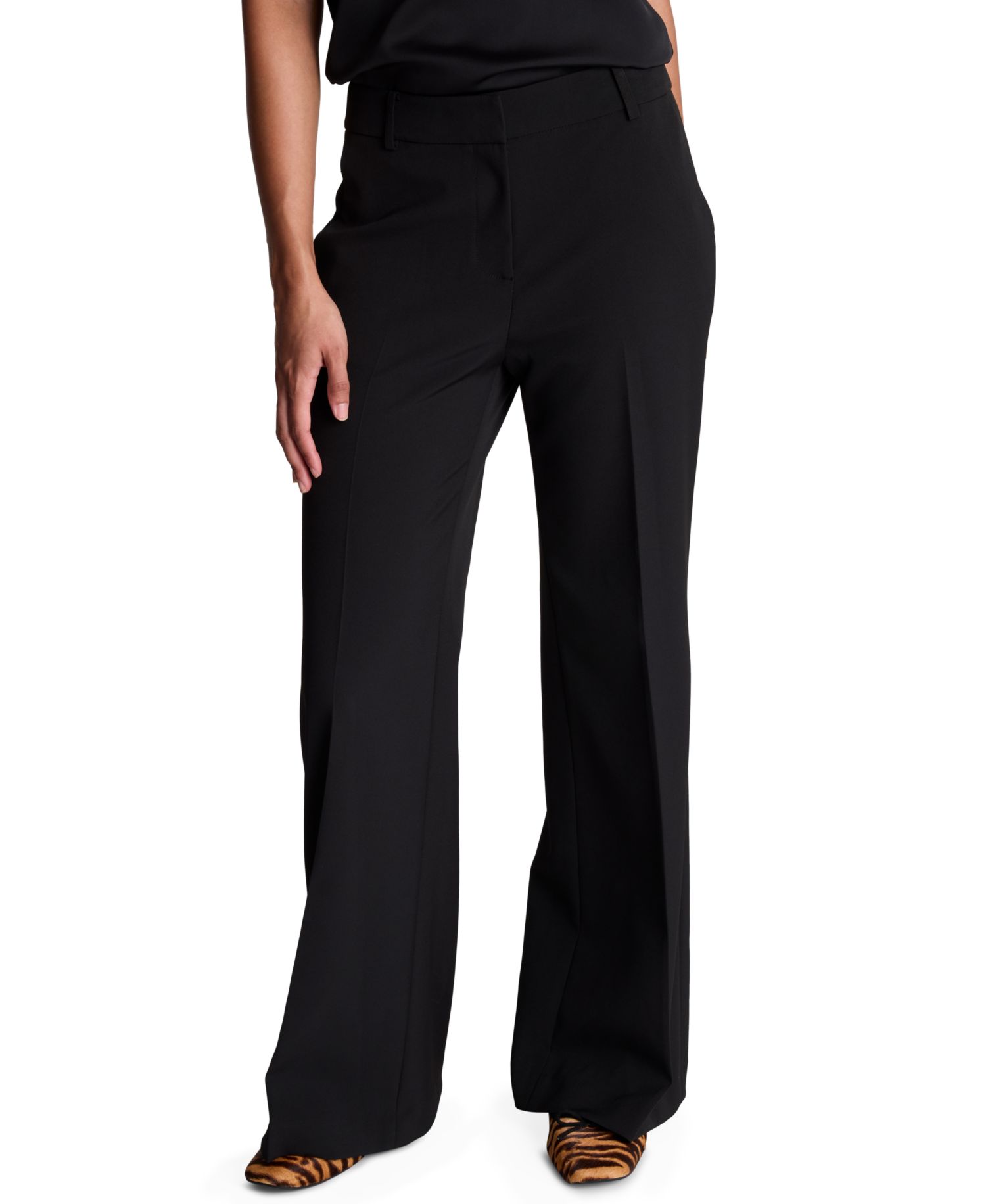 Women's Luxe Twill Flare Leg Pant