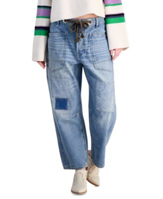 Women's We The Free Moxie Cotton Low-Slung Barrel Jeans 