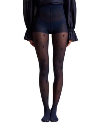 Women's Allover Pony Pattern Control Top 20 Denier Tights