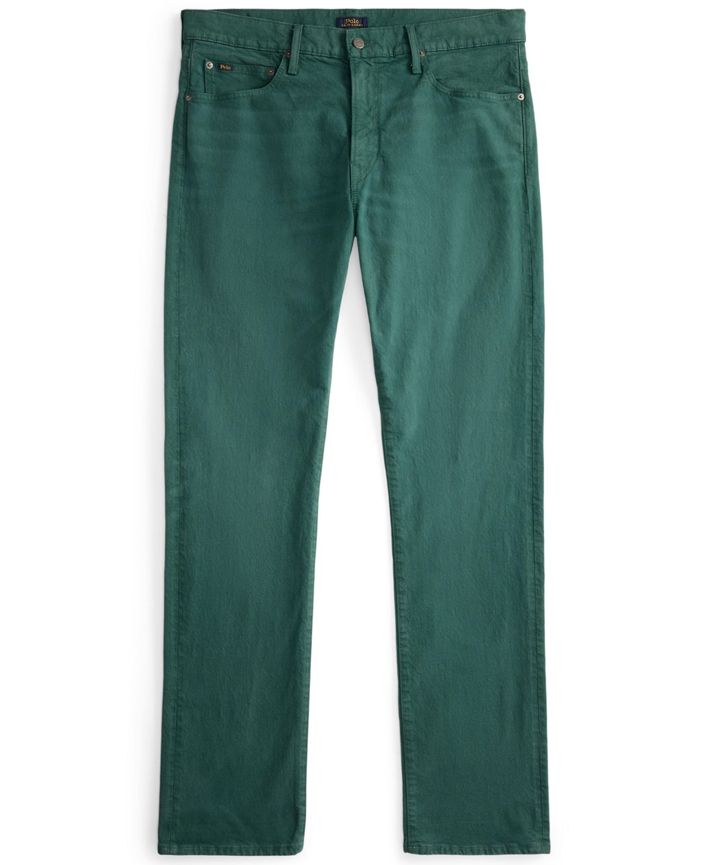 Мужские джинсы Polo Ralph Lauren Big & Tall Hampton Stretch Garment-Dyed, цвет: Меланжевый зелёный — фото 6
