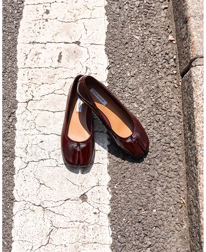 Women's Calico Split-Toe Ballet Flats - thumbnail 8