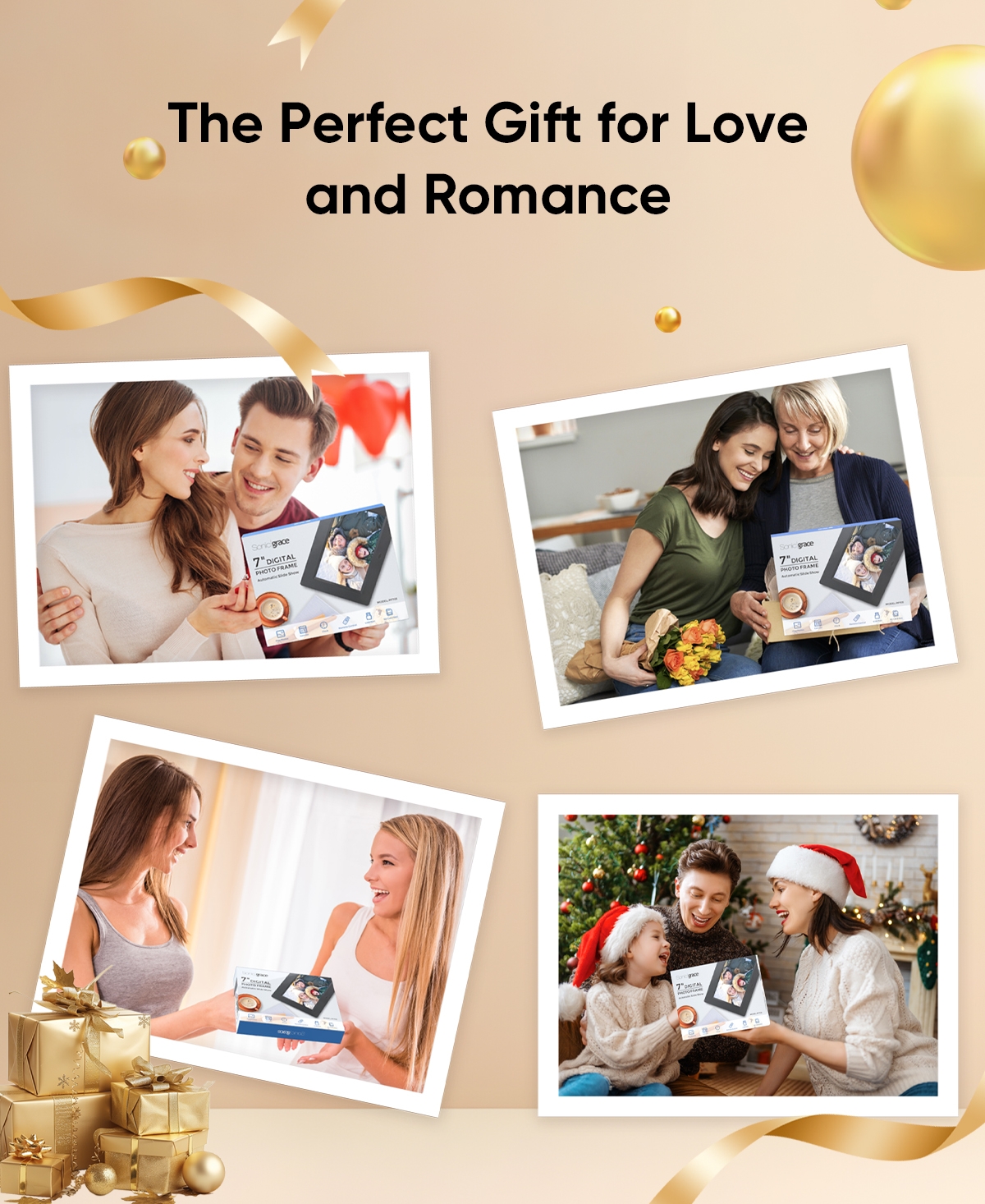 Eco4Life 7" Digital Photo Frame with Remote Control