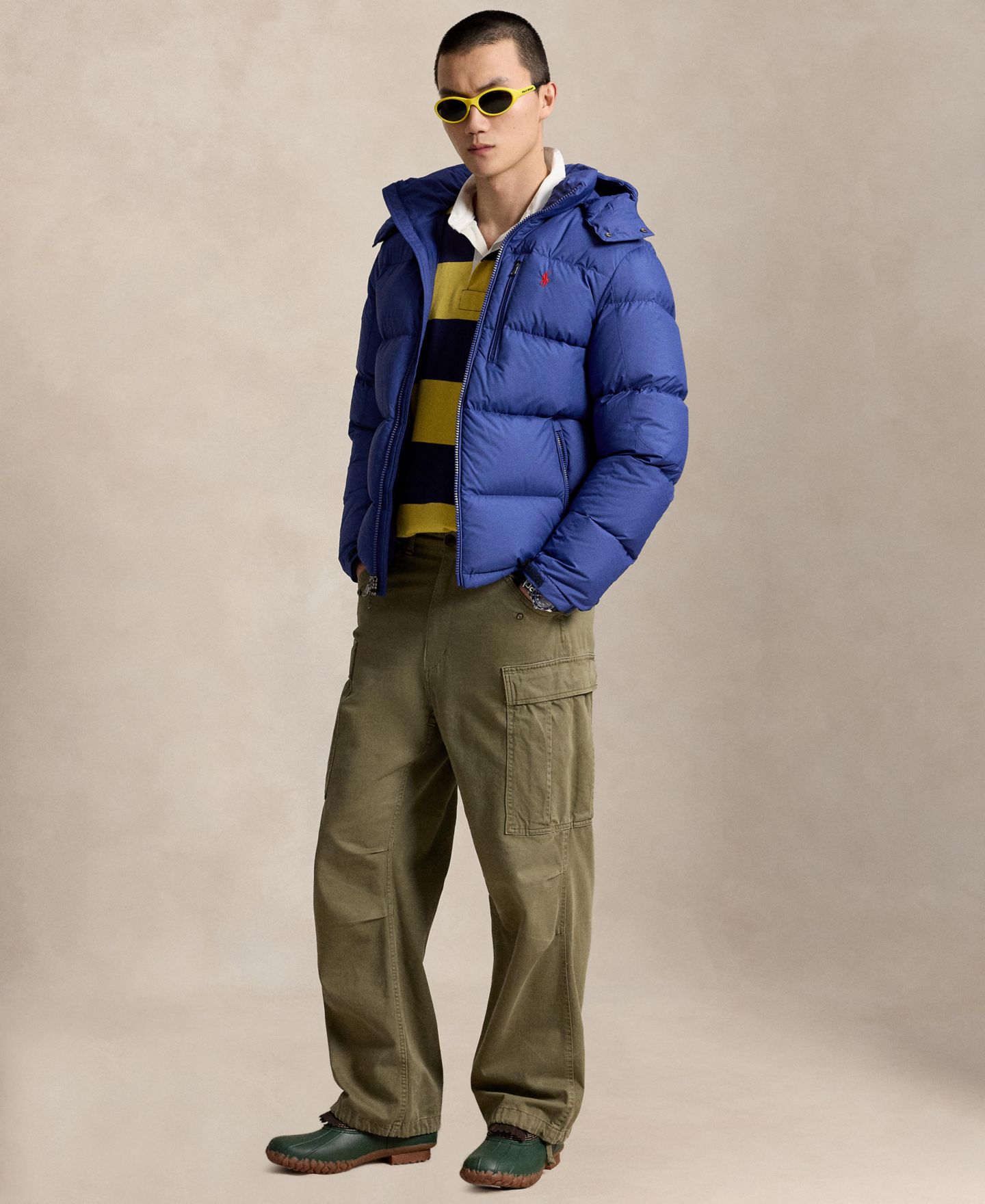 Мужская куртка Polo Ralph Lauren The Gorham Down Jacket, цвет: Синий — фото 6