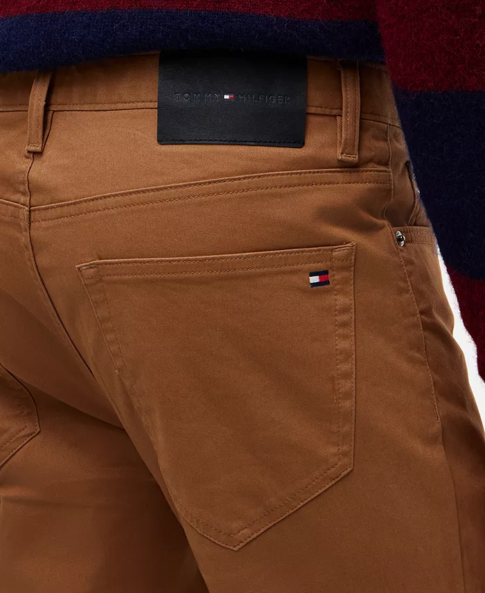 Men's Denton Straight-Fit Five-Pocket Stretch Twill Pants - thumbnail 7