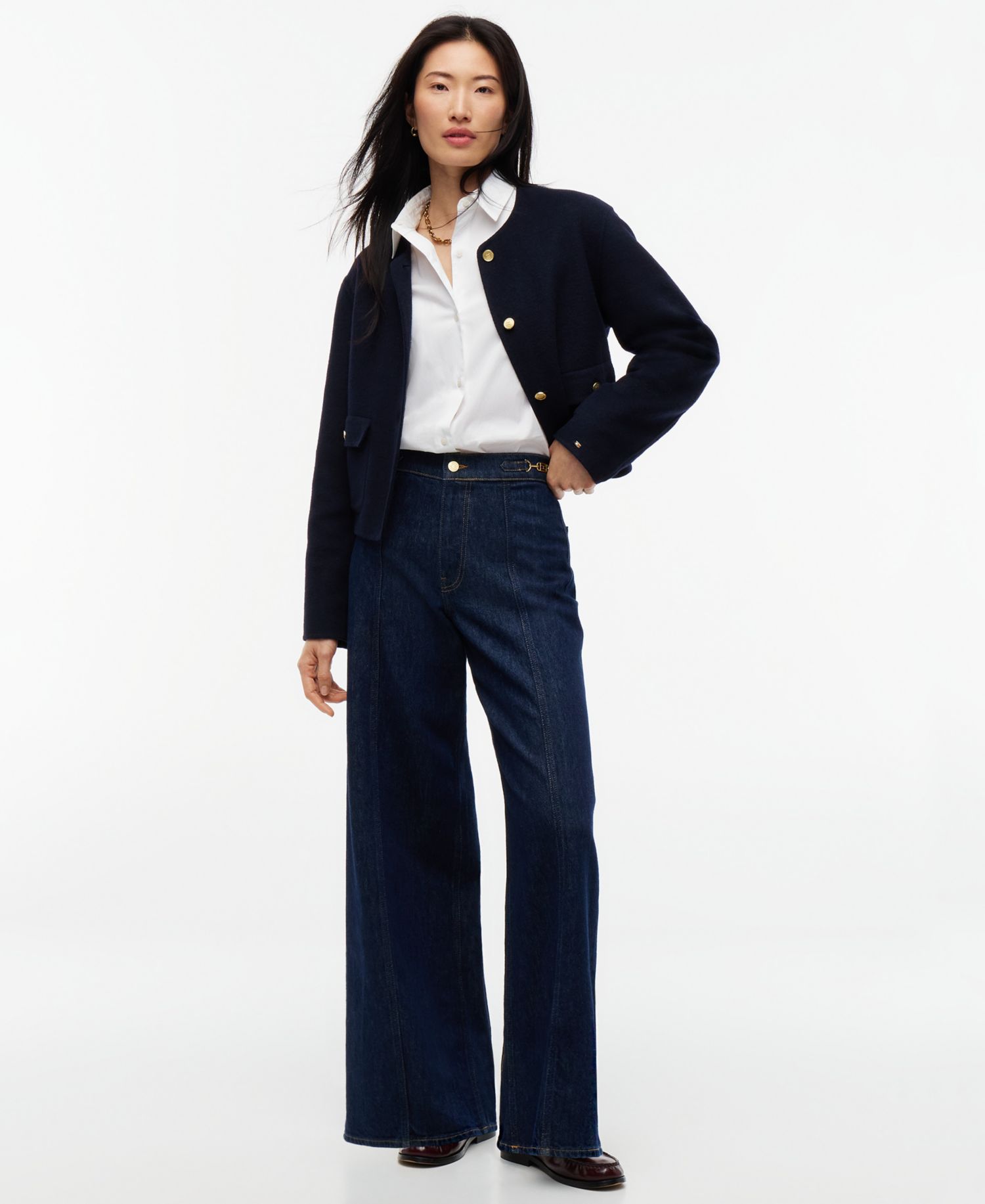 Women's Indie High-Rise Wide-Leg Jeans