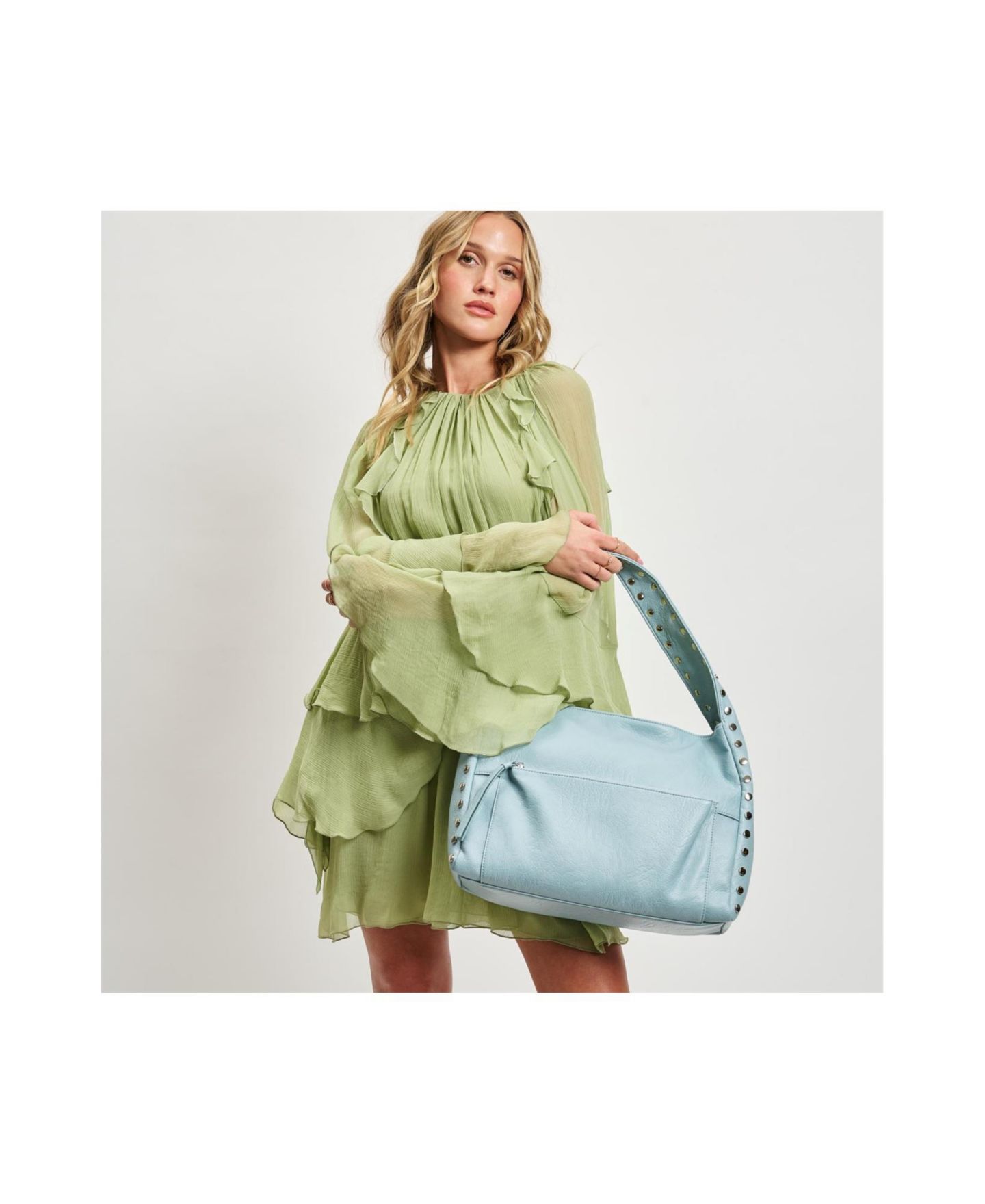 Женская сумка Moda Luxe Misty Hobo, цвет: Ледяной синий — фото 6
