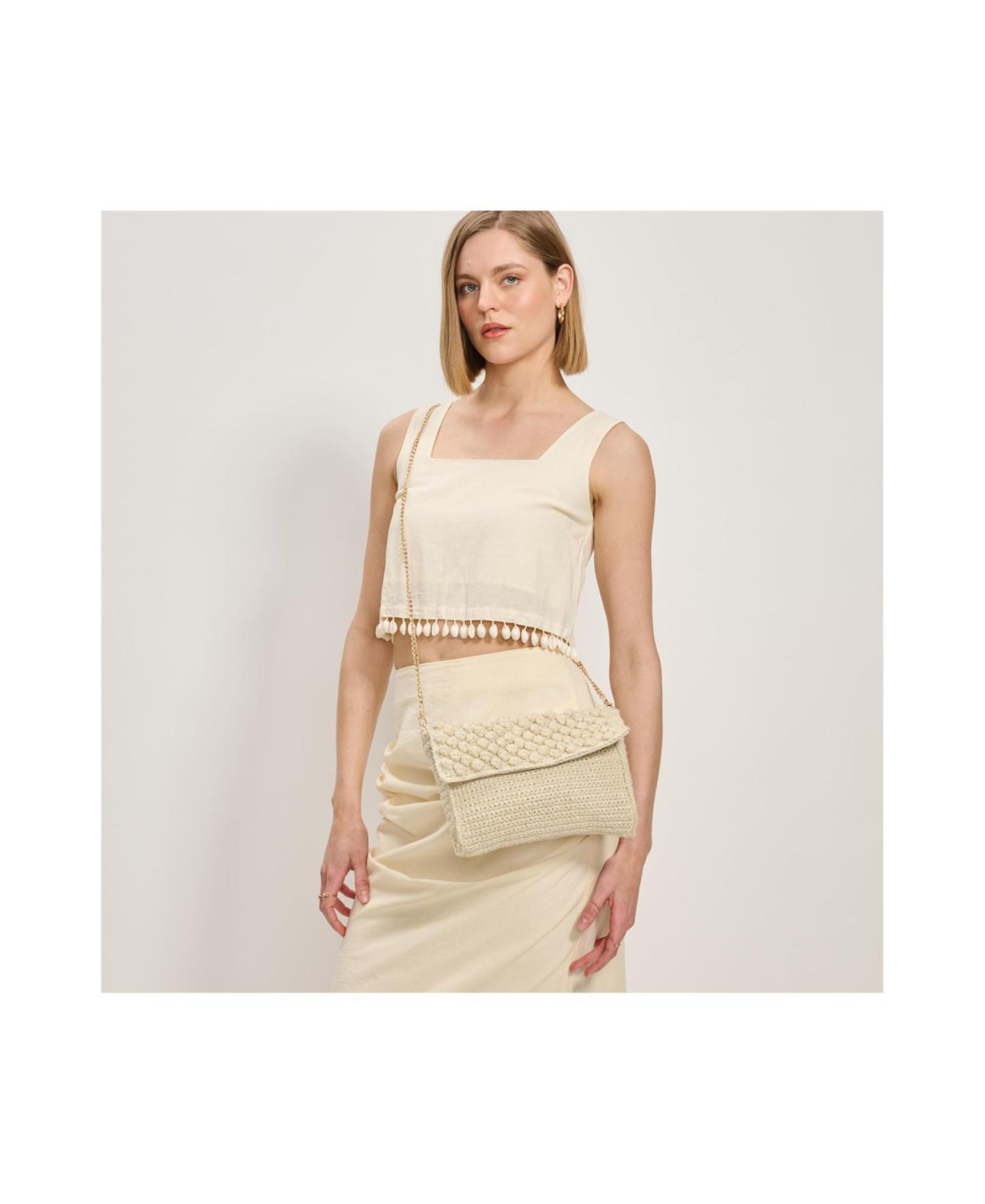 Женская сумка Moda Luxe Celeste Crossbody, цвет: Слоновая кость — фото 6